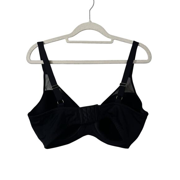 Vanity Fair Bra Illumination Full Figure Underwire Contour 36DD Black Mesh - Picture 2 of 7